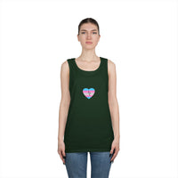 "Care Without Conditions" Tank Top: One Heartbeat. Equal Care.