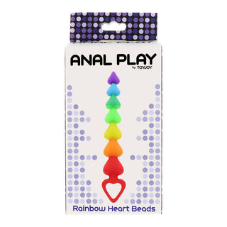 ToyJoy Rainbow Heart Anal Beads
