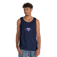 "Care Without Conditions" Tank Top: One Heartbeat. Equal Care.