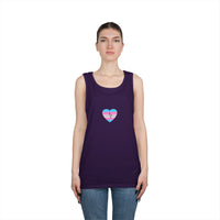 "Care Without Conditions" Tank Top: One Heartbeat. Equal Care.