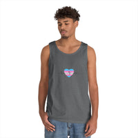 "Care Without Conditions" Tank Top: One Heartbeat. Equal Care.