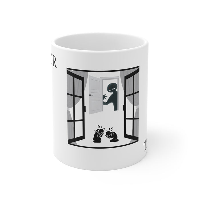 "The Monster in the Doorway" Mug: Stronger Than Yesterday
