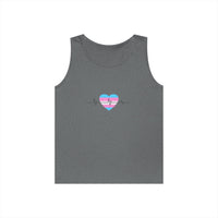 "Care Without Conditions" Tank Top: One Heartbeat. Equal Care.