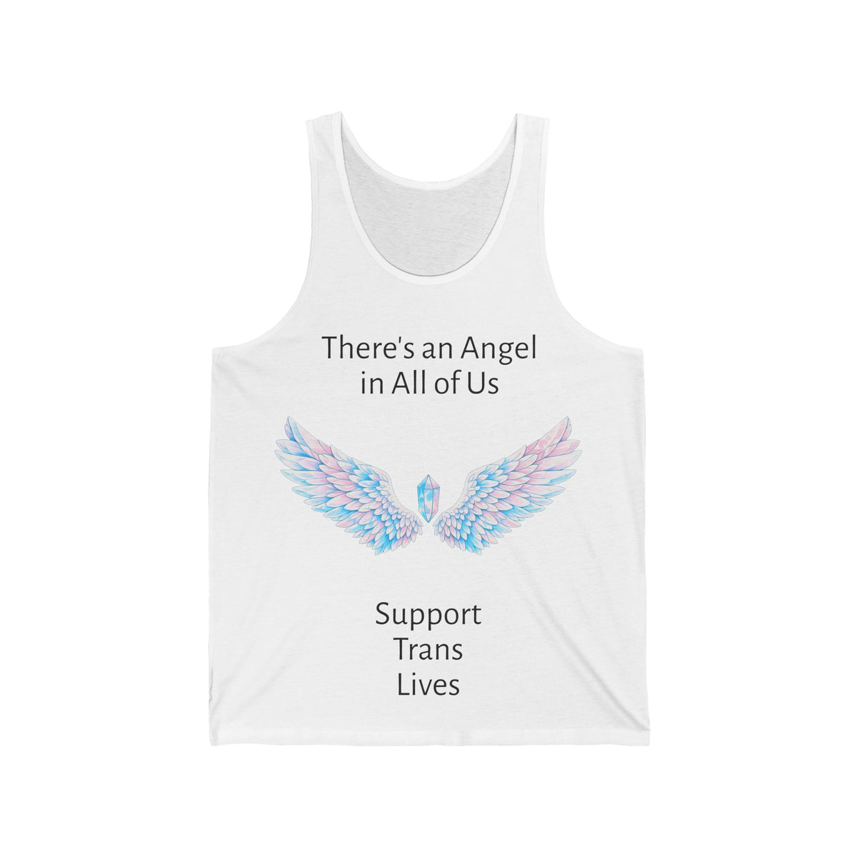 "Wings of Pride" Tank Top: Strong. Seen. Proud.