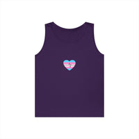 "Care Without Conditions" Tank Top: One Heartbeat. Equal Care.