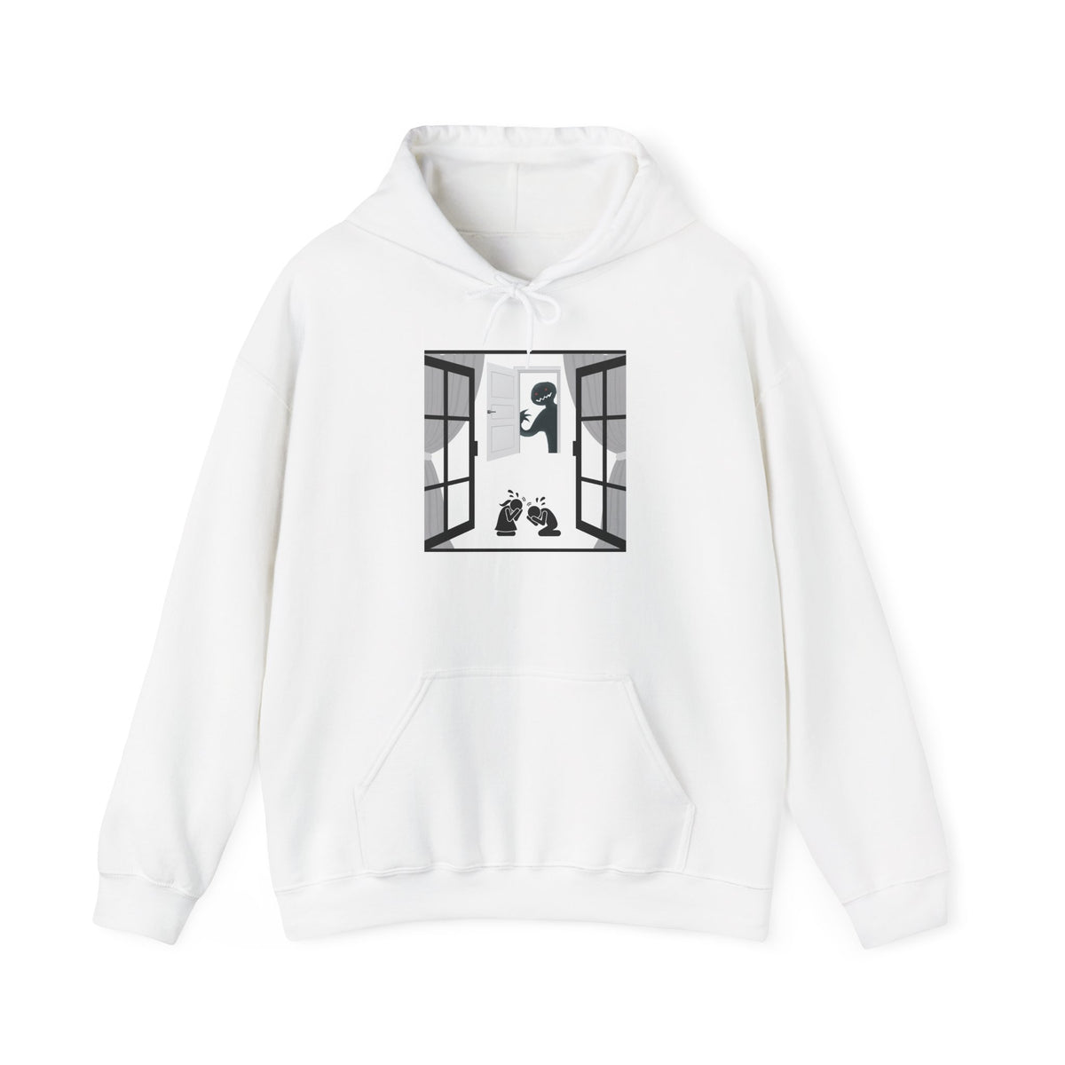 "The Monster in the Doorway" Hoodie: Courage Beyond Yesterday