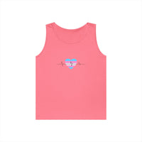 "Care Without Conditions" Tank Top: One Heartbeat. Equal Care.