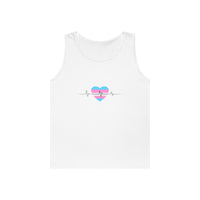 "Care Without Conditions" Tank Top: One Heartbeat. Equal Care.