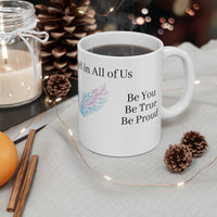 "Wings of Pride" Mug: Dignity. Pride. Belonging.