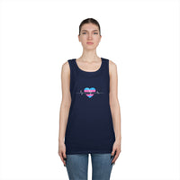 "Care Without Conditions" Tank Top: One Heartbeat. Equal Care.