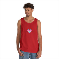 "Care Without Conditions" Tank Top: One Heartbeat. Equal Care.