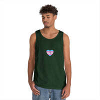 "Care Without Conditions" Tank Top: One Heartbeat. Equal Care.