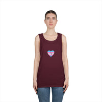 "Care Without Conditions" Tank Top: One Heartbeat. Equal Care.