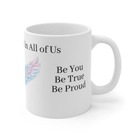 "Wings of Pride" Mug: Dignity. Pride. Belonging.