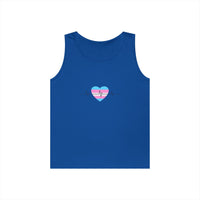 "Care Without Conditions" Tank Top: One Heartbeat. Equal Care.