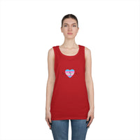"Care Without Conditions" Tank Top: One Heartbeat. Equal Care.