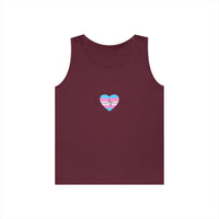 "Care Without Conditions" Tank Top: One Heartbeat. Equal Care.