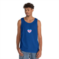 "Care Without Conditions" Tank Top: One Heartbeat. Equal Care.