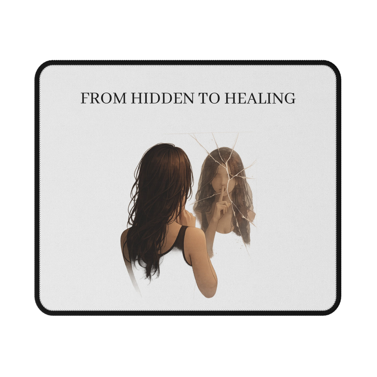 "The Unsaid" Mouse Pad: Every Voice Matters