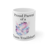 "Proud Parent of a Trans Trailblazer" Mug: Love Knows No Labels