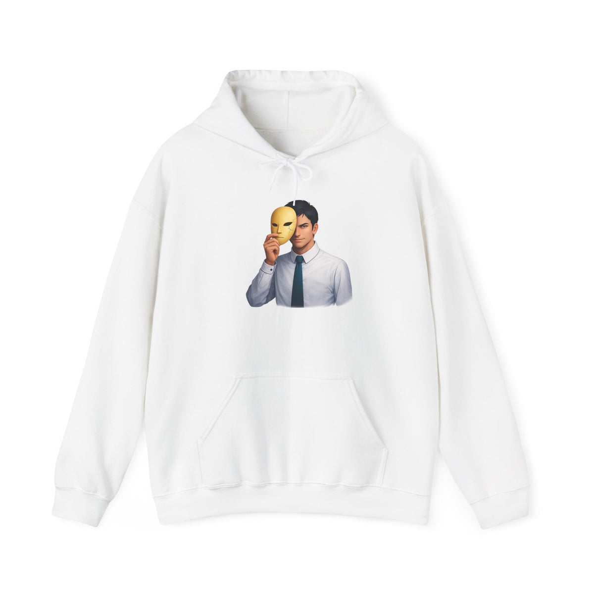 "The Man Behind the Mask" Hoodie: See Beyond Appearances