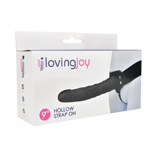 loving-joy-8-inch-hollow-strap-on-black