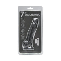 loving-joy-7-inch-realistic-silicone-dildo-with-suction-cup-and-balls-black
