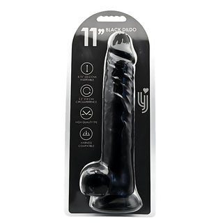 loving-joy-11-inch-dildo-with-balls-black