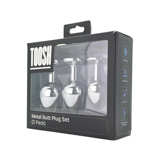 toosh-metal-butt-plug-silver-set-of-3-clear-stone