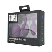 toosh-silicone-butt-plug-purple-set-of-3-clear-stone