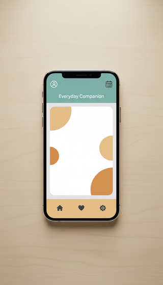 Mobile app with intuitive chat