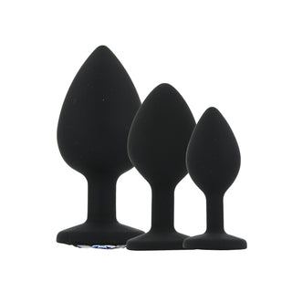 toosh-silicone-butt-plug-black-set-of-3-clear-stone