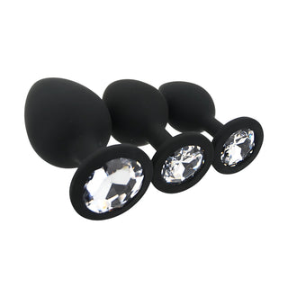 toosh-silicone-butt-plug-black-set-of-3-clear-stone